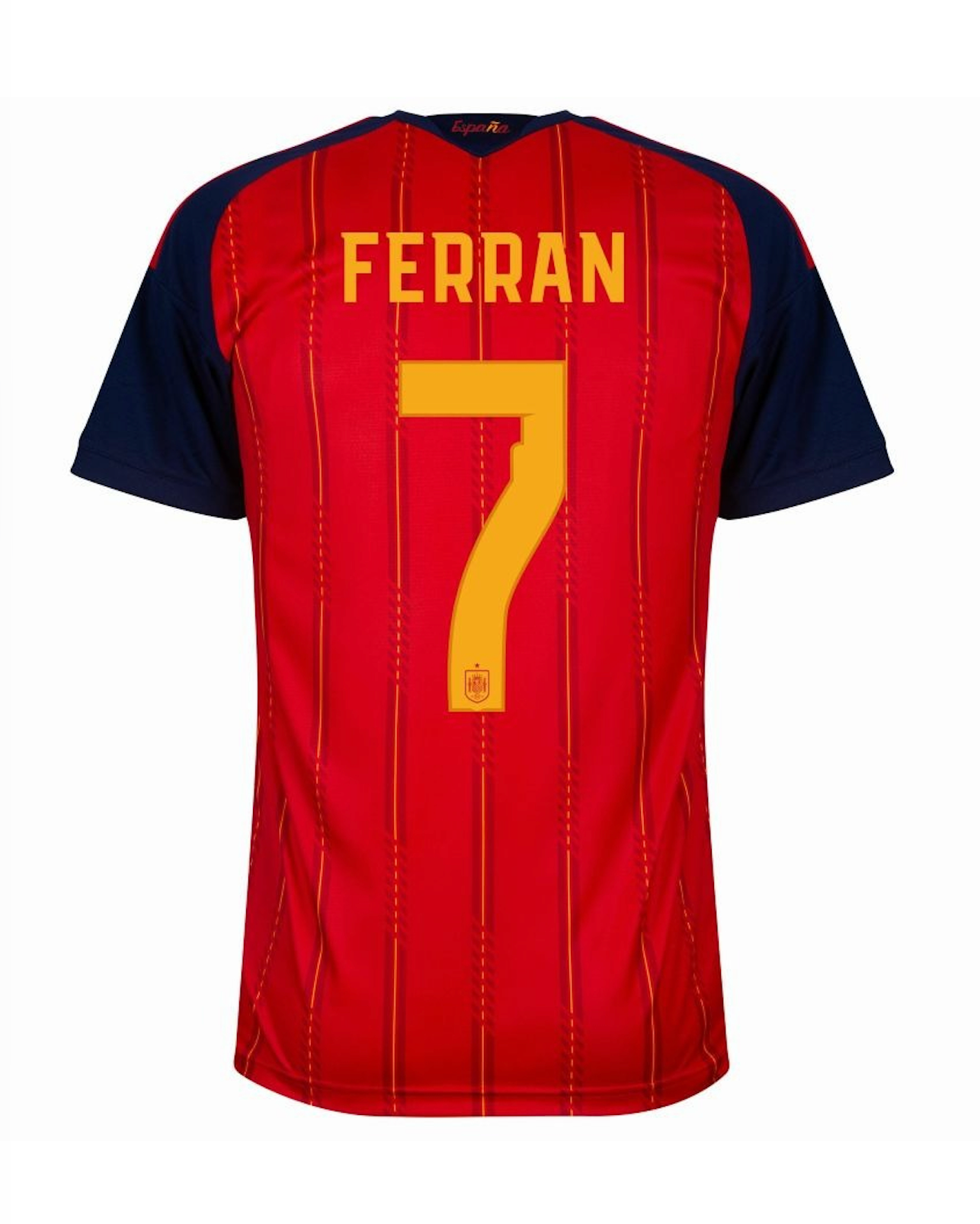 FERRAN #7 Spain Football Jersey Home Custom Shirt World Cup 2026 - sinoshirt
