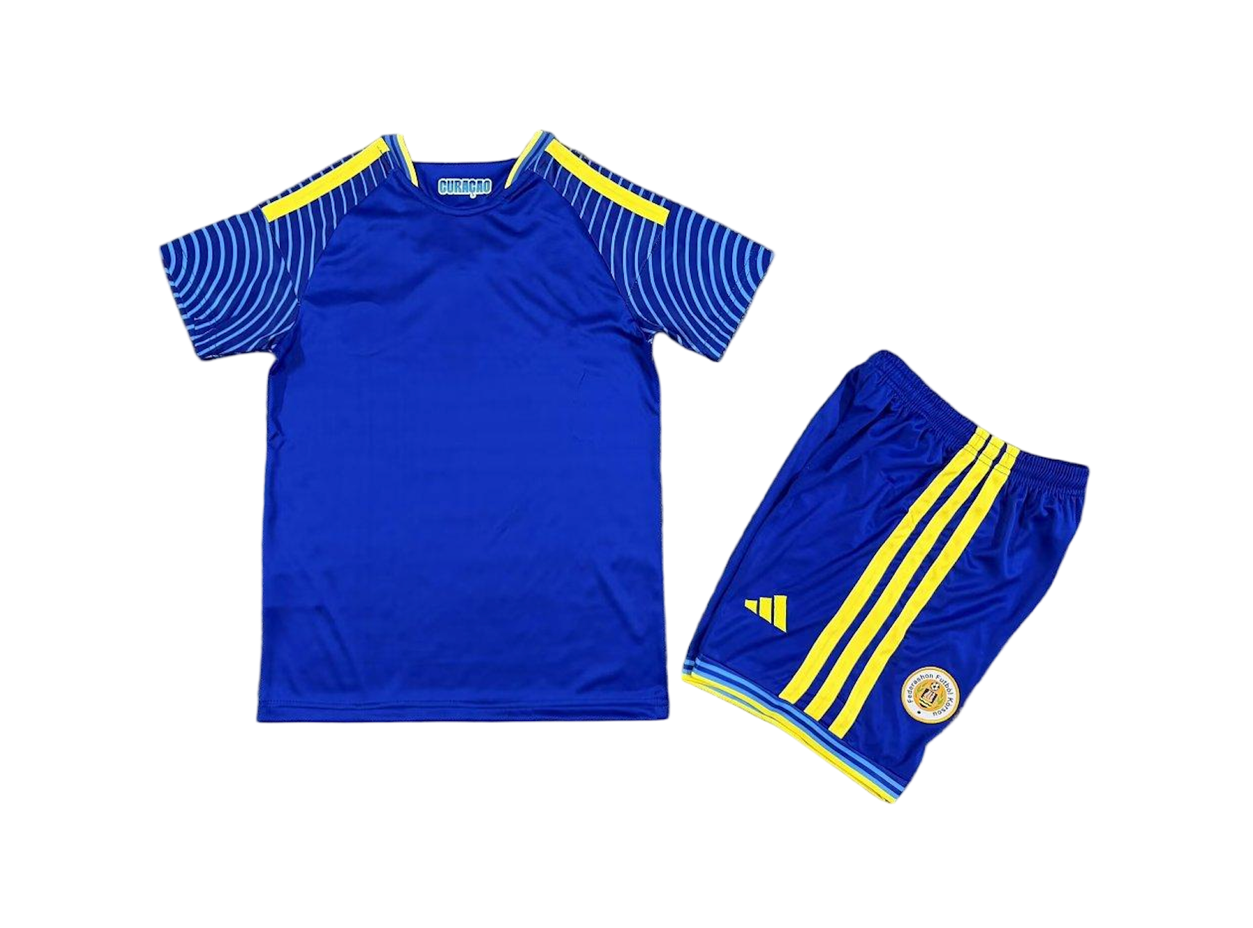 Curaçao Soccer Jersey Home Kids Kit Jersey+Shorts World Cup 2026 - sinoshirt