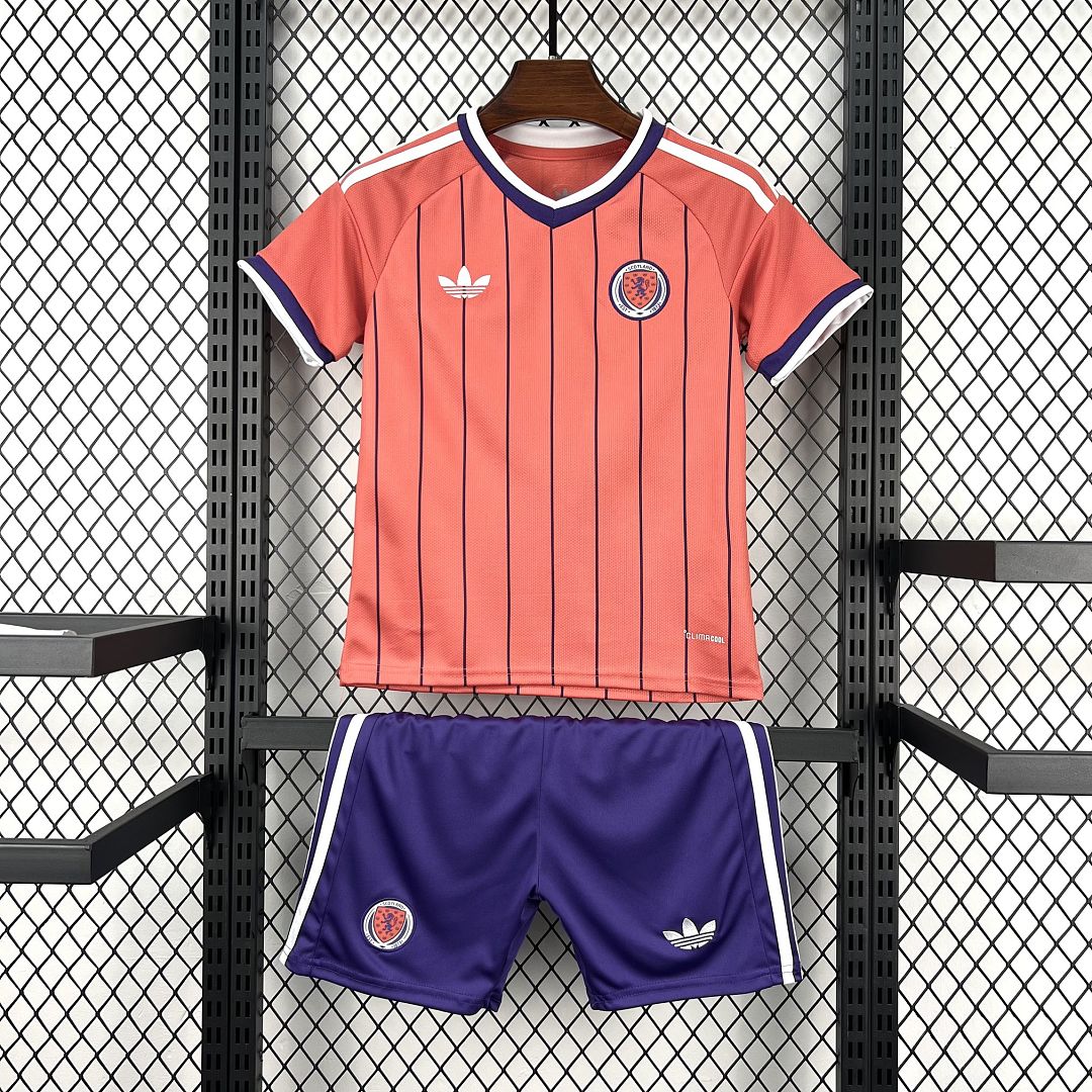Scotland Soccer Jersey Away Kids Kit Jersey+Shorts World Cup 2026 - sinoshirt