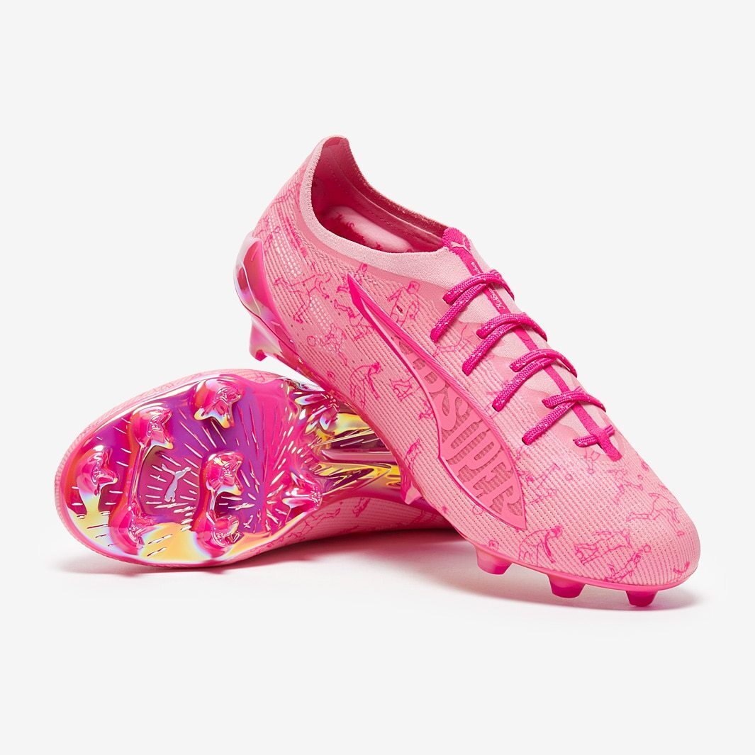 P Ultra 5 Ultimate FG Club World Cup X Kidsuper - Pink Lilac/Fast Pink/Ravish LIMITED EDITION - sinoshirt