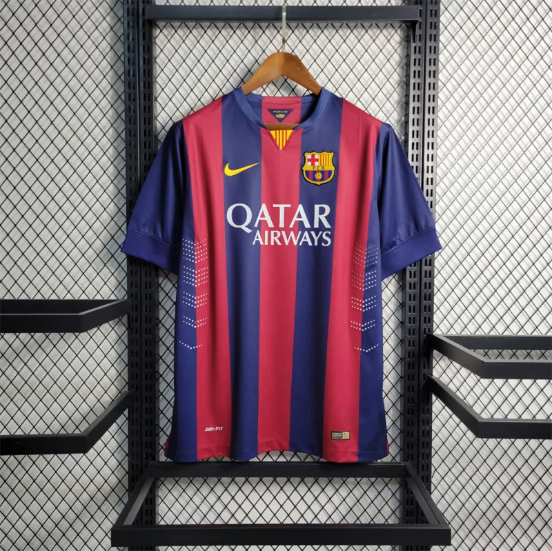 Barcelona Retro Jersey Home Soccer Shirt 2014-15 - sinoshirt