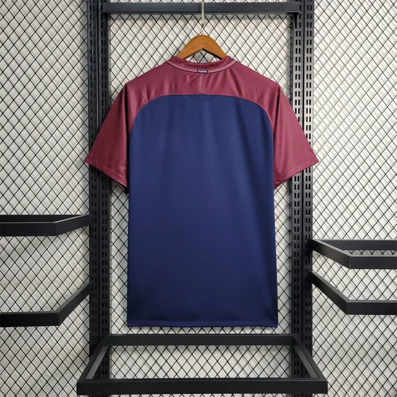 PSG Retro Jersey Home Soccer Shirt 2017/18 - sinoshirt