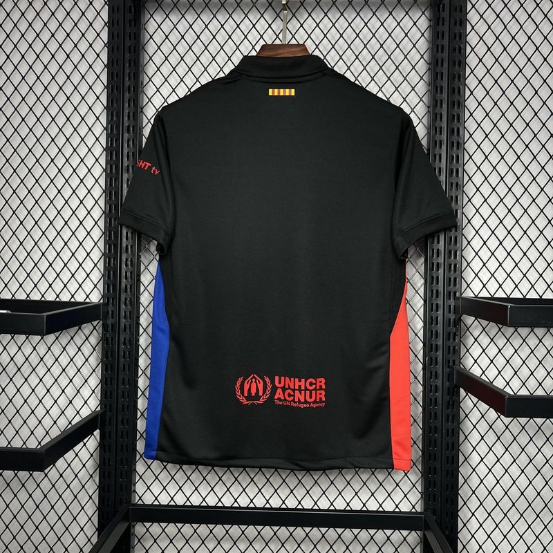 Barcelona Soccer Jersey Away Custom Shirt 2024/25 Spotify Logo Without Text - sinoshirt