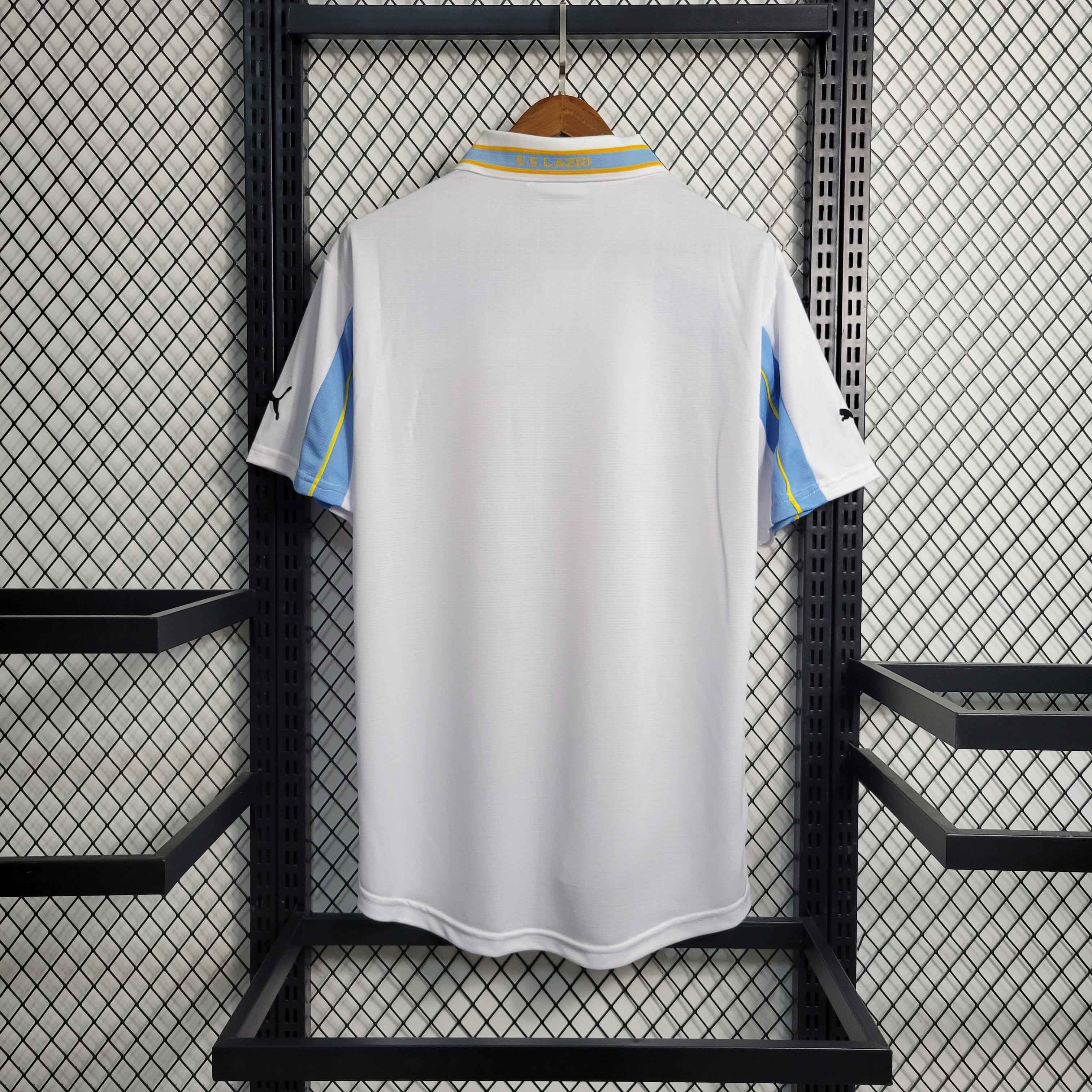 Lazio Retro Soccer Jersey Away Custom Shirt 1998-00 - sinoshirt