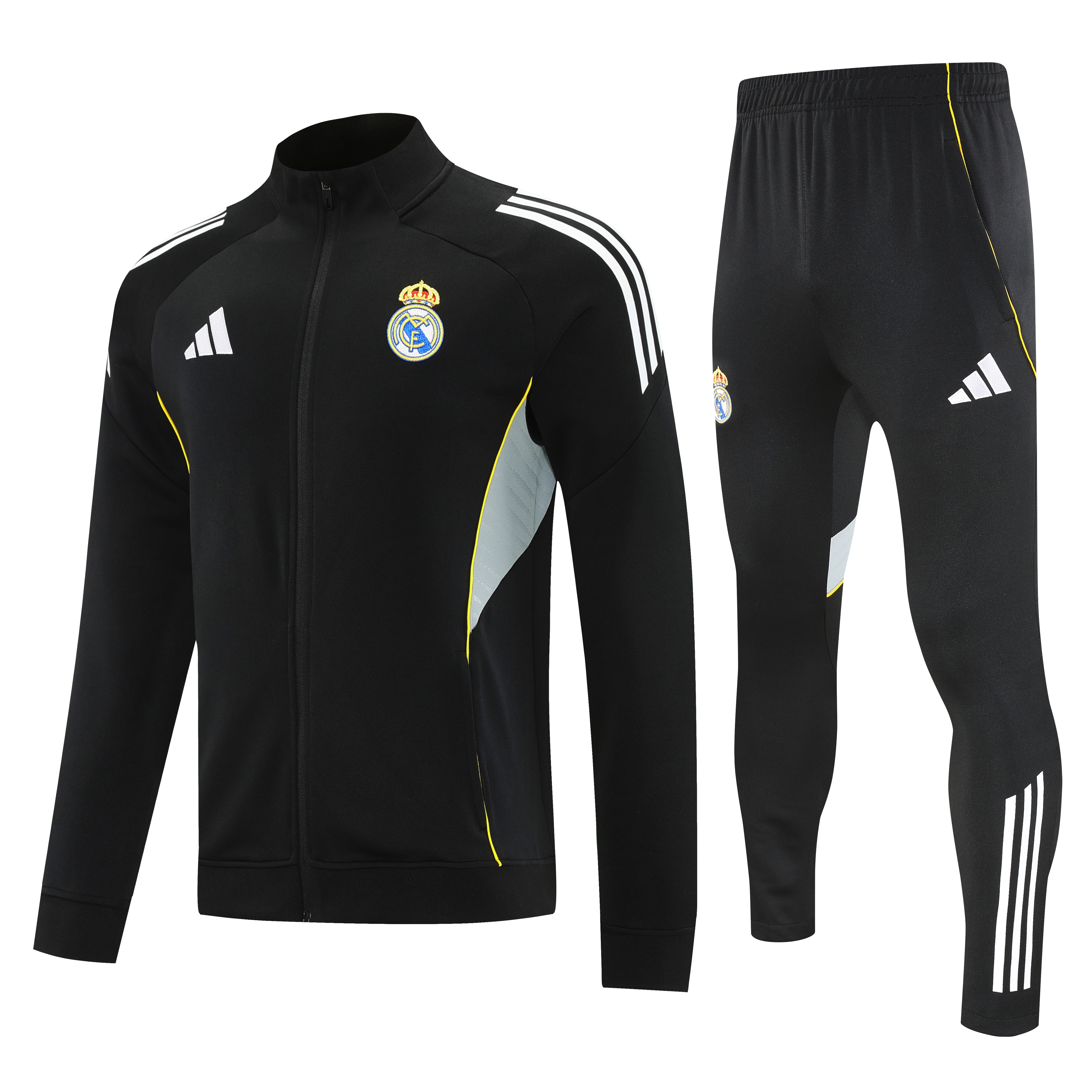 Real Madrid Training Kit (Jacket+Pants) Black 2025/26 - sinoshirt