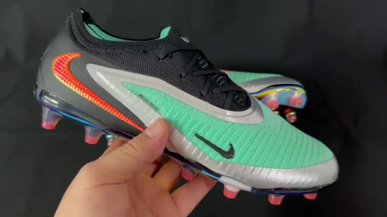 N low-top Phantom GX III double-layer waterproof fish silk fully knitted AG football shoes - sinoshirt