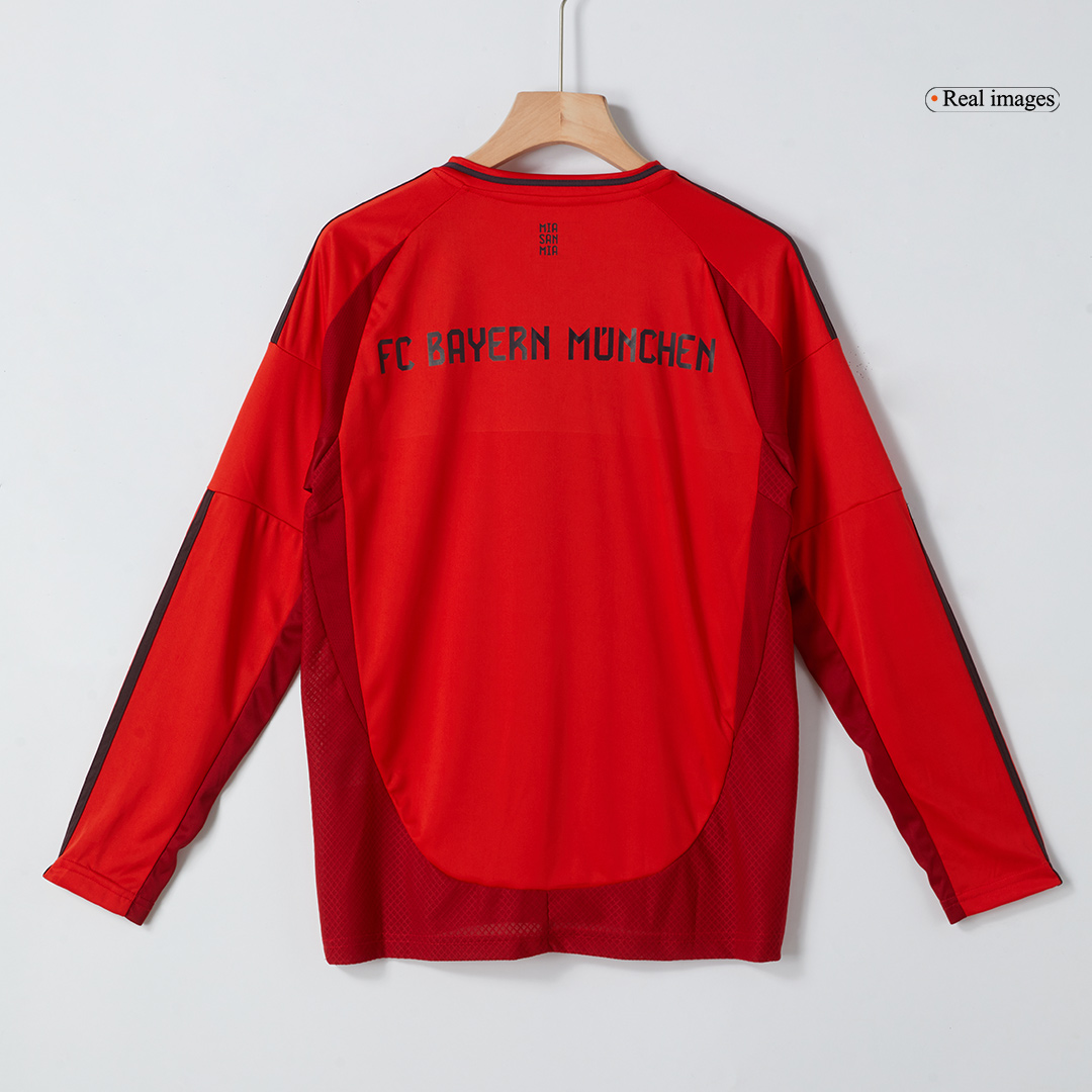 Bayern Munich Long Sleeve Jersey Home Football Shirt 2024/25 - sinoshirt