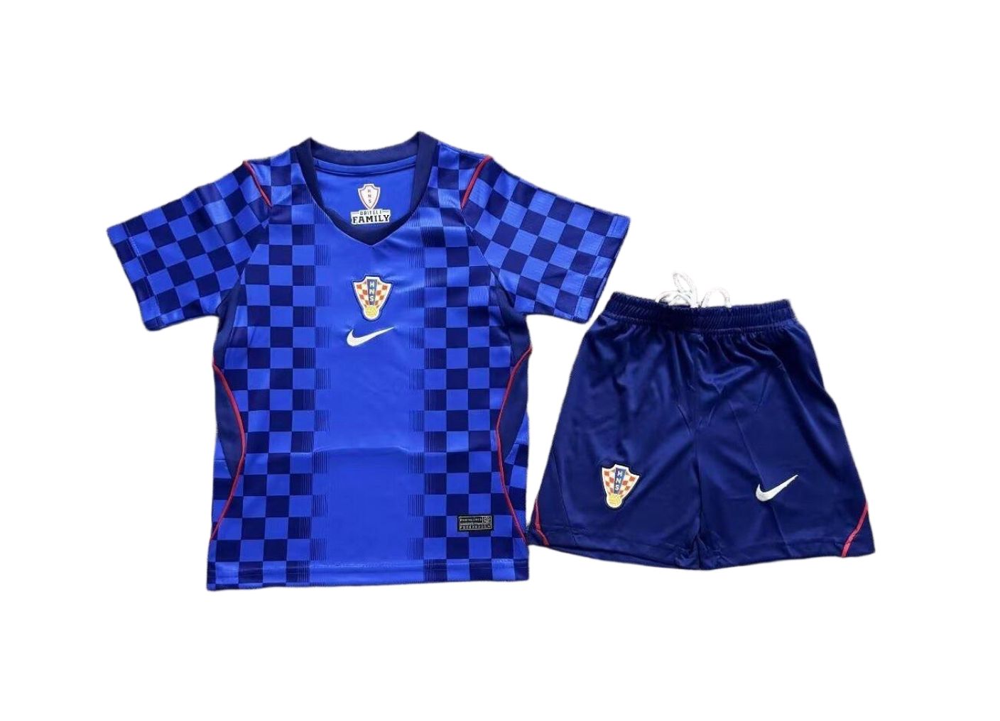 Croatia Football Jersey Away Kids Kit Jersey+Shorts World Cup 2026 - sinoshirt
