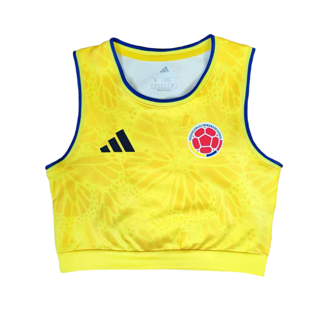 Colombia Soccer Jersey Home Women's Vest World Cup 2026 - sinoshirt
