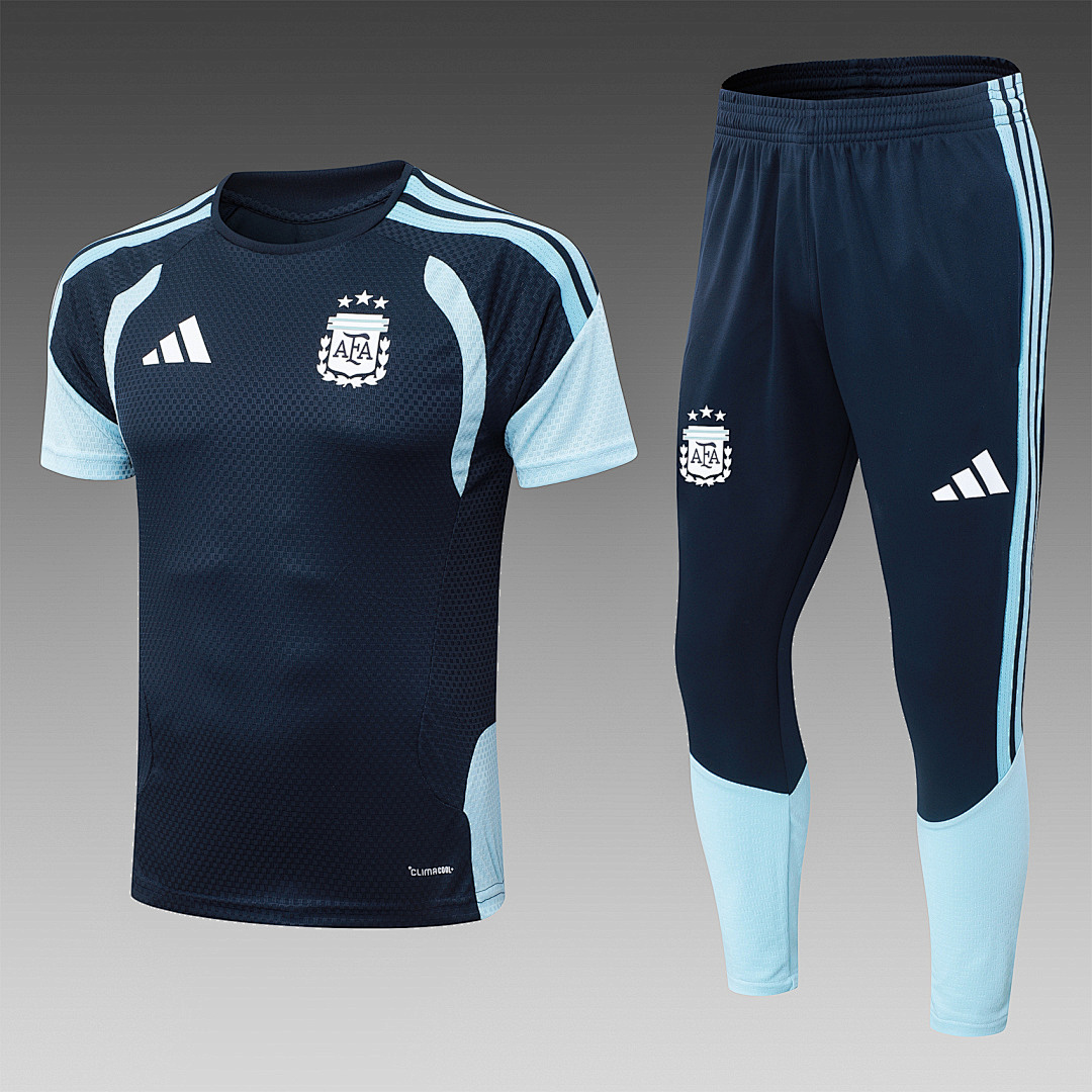 Argentina Training Kit (T-shirt+Pants) Blue World Cup 2026 - sinoshirt