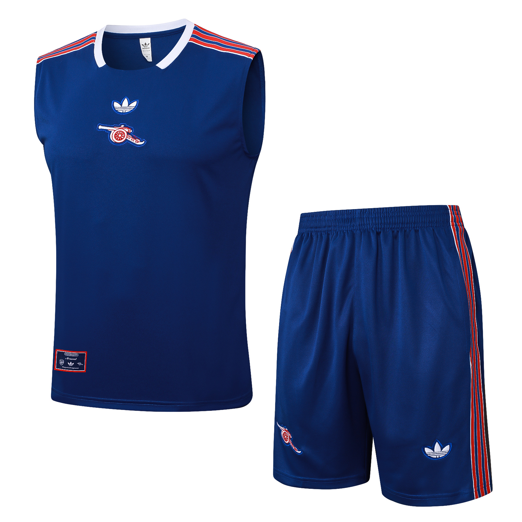 Arsenal Sleeveless Training Kit Blue 2025/26 - sinoshirt