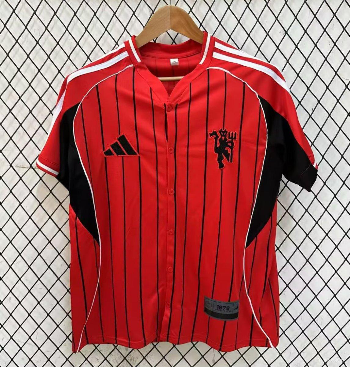 Manchester United x US Pack Baseball Jersey Shirt 2025/26 - sinoshirt
