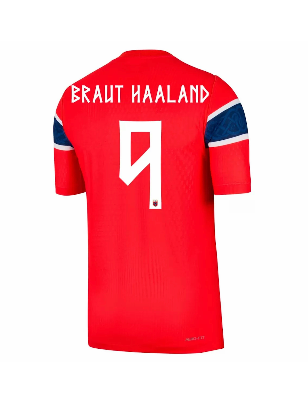 BRAUT HAALAND #9 Norway Authentic Football Jersey Home Shirt World Cup 2026 - sinoshirt