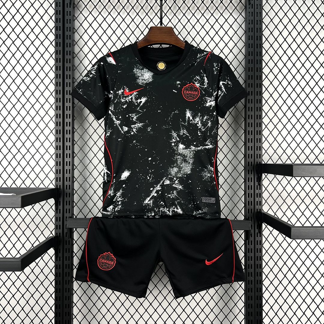 Canada Soccer Jersey World Cup Away Kids Kit Jersey+Shorts 2026 - sinoshirt