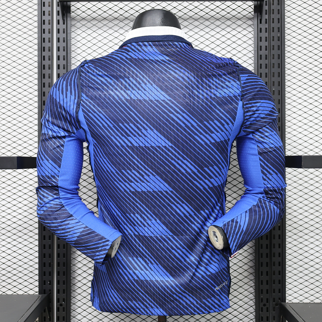 France Authentic Soccer Jersey Home Long Sleeve Shirt World Cup 2026 - sinoshirt