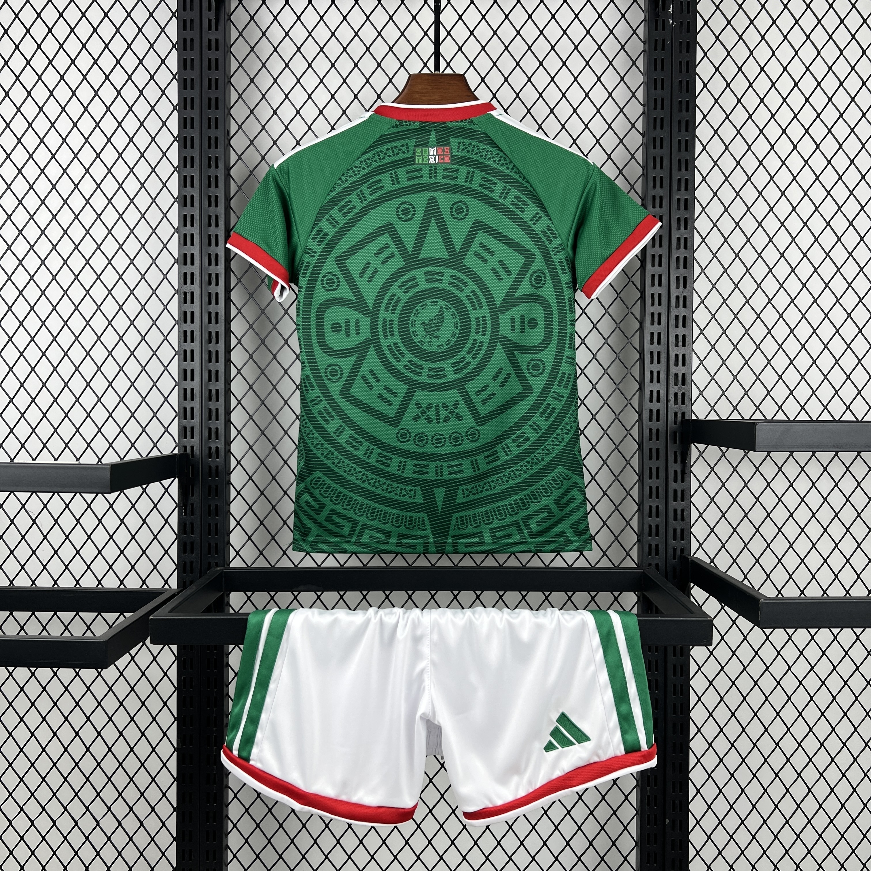 Mexico Soccer Jersey Home Kids Kit Jersey+Shorts World Cup 2026 - sinoshirt