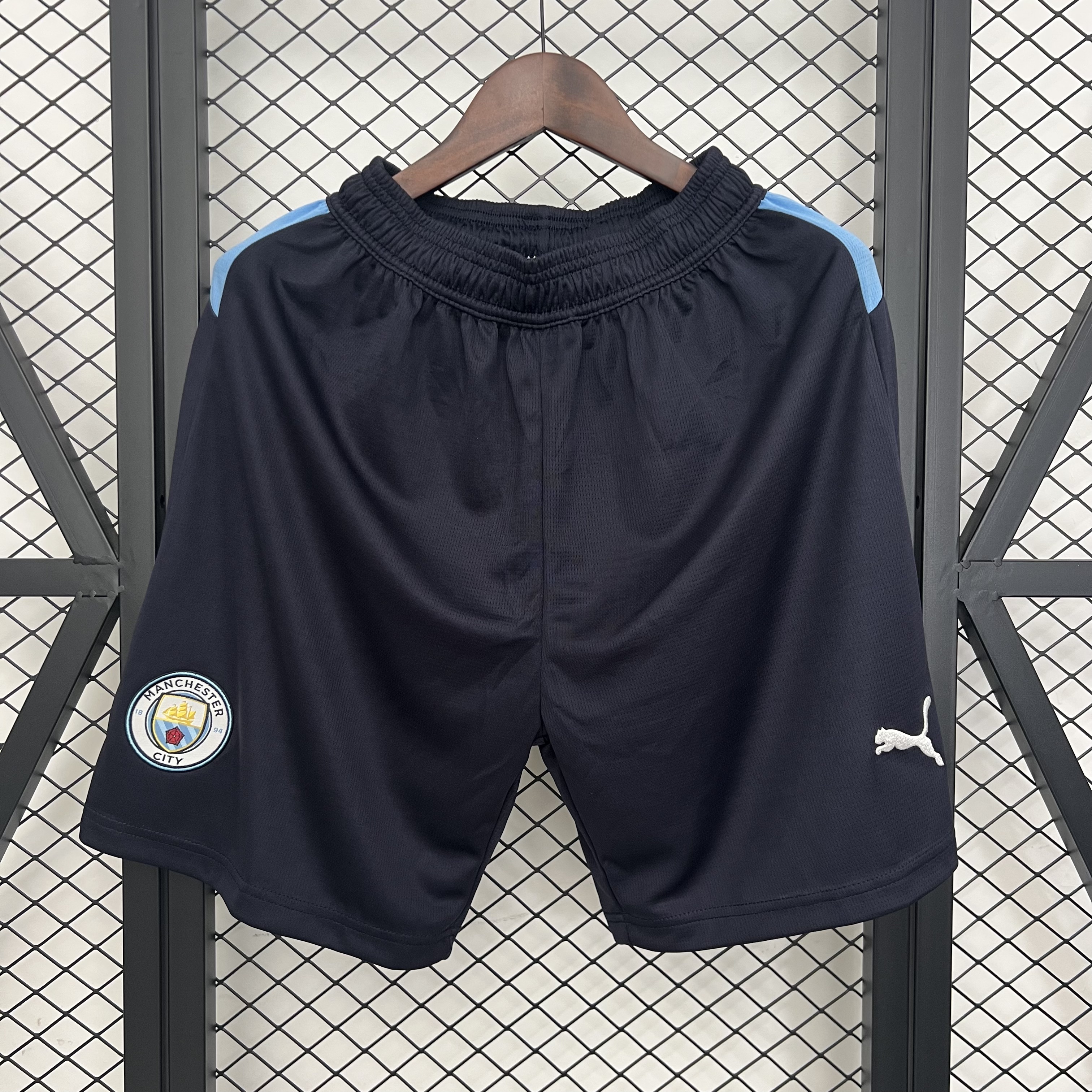 Manchester City Black Football Shorts 2025/26 - sinoshirt