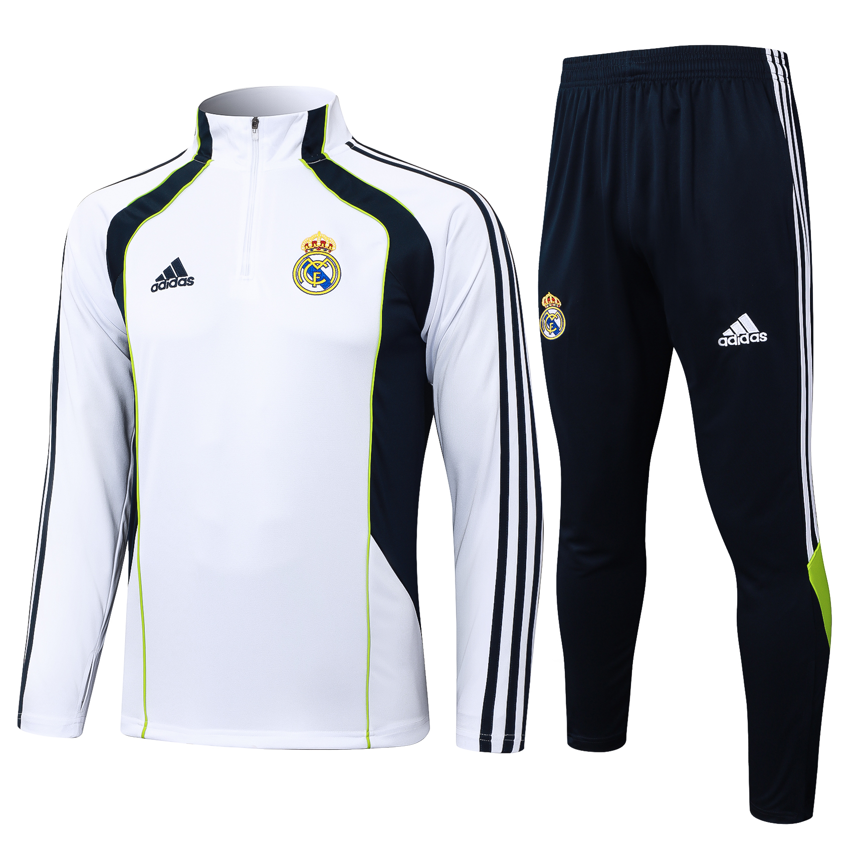 Real Madrid Training Kit (Sweatshirt+Pants) White 2025/26 - sinoshirt
