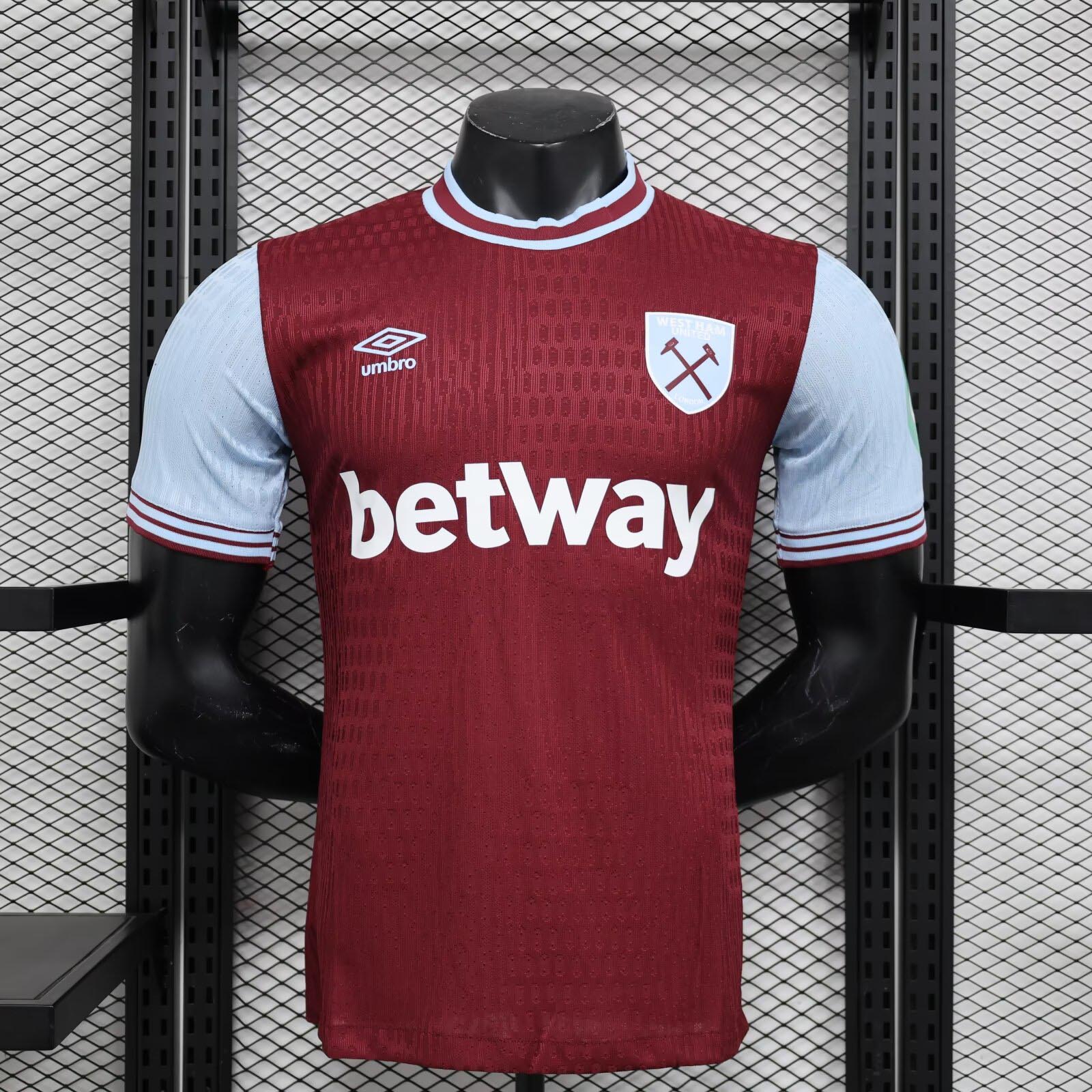 West Ham United Authentic Football Jersey Home Shirt 2024/25 - sinoshirt