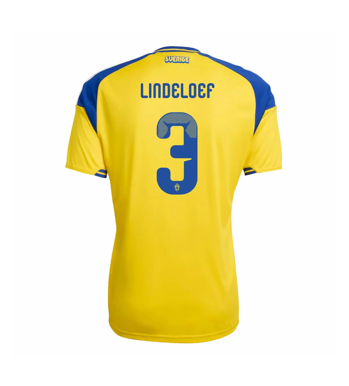 Lindeloef #3 Sweden Football Jersey Home Custom Shirt World Cup 2026 - sinoshirt