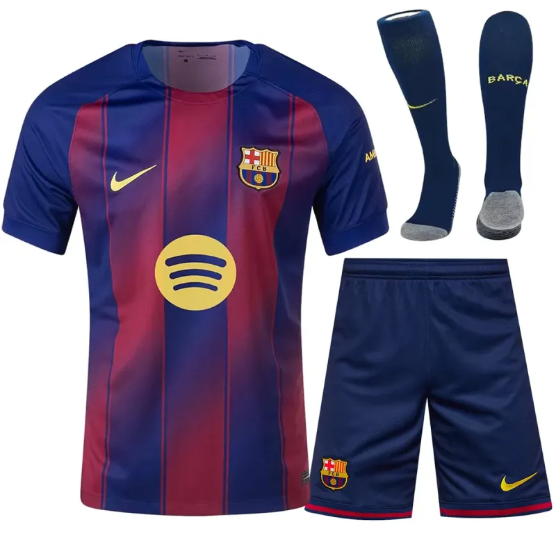 Barcelona Home Football Jersey Full Kit 2025/26 - sinoshirt