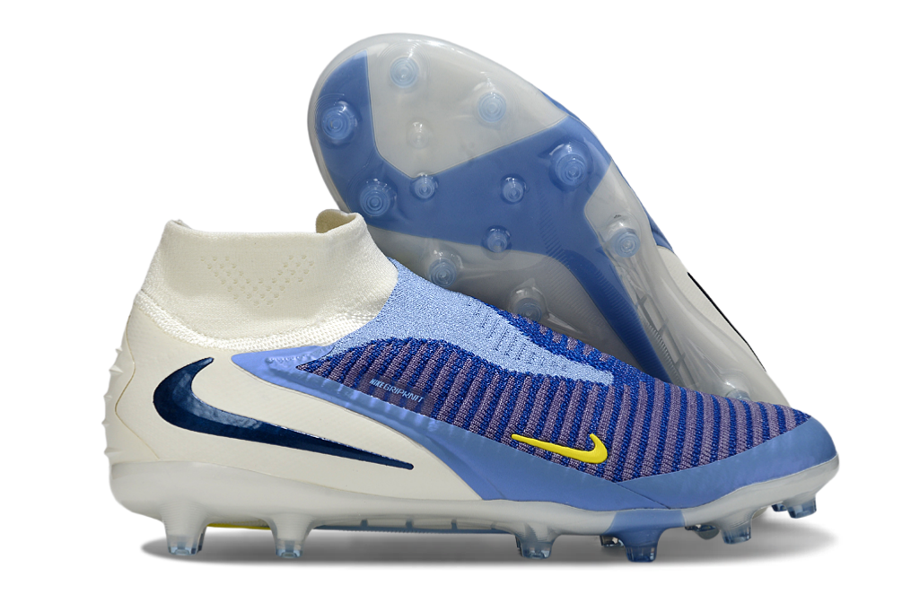 N Phantom 6 Elite High Cut FG Fear Nothing - Racer Blue/Dark Obsidian - sinoshirt
