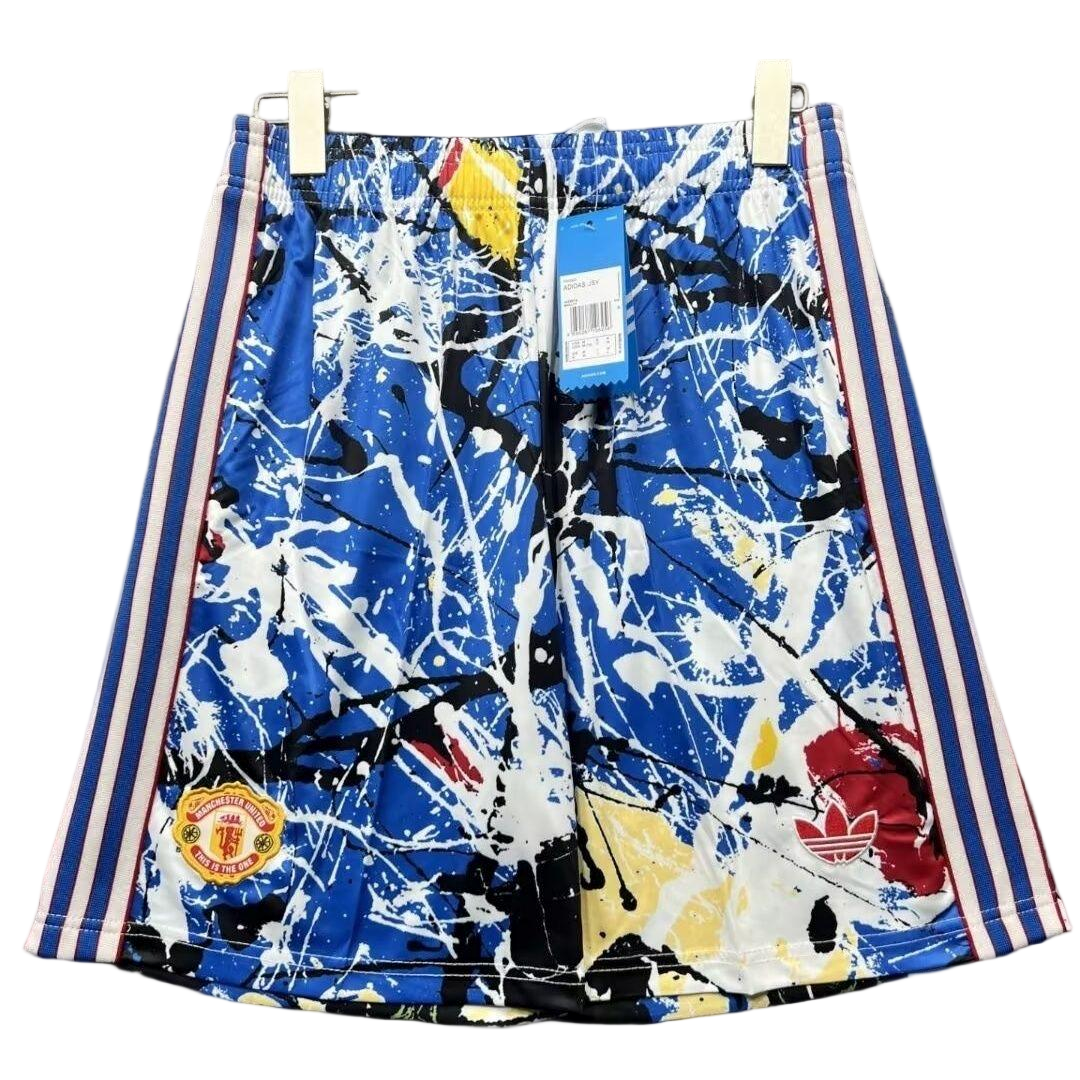 Manchester United Football Jersey x Stone Roses Shorts 2025/26 - sinoshirt