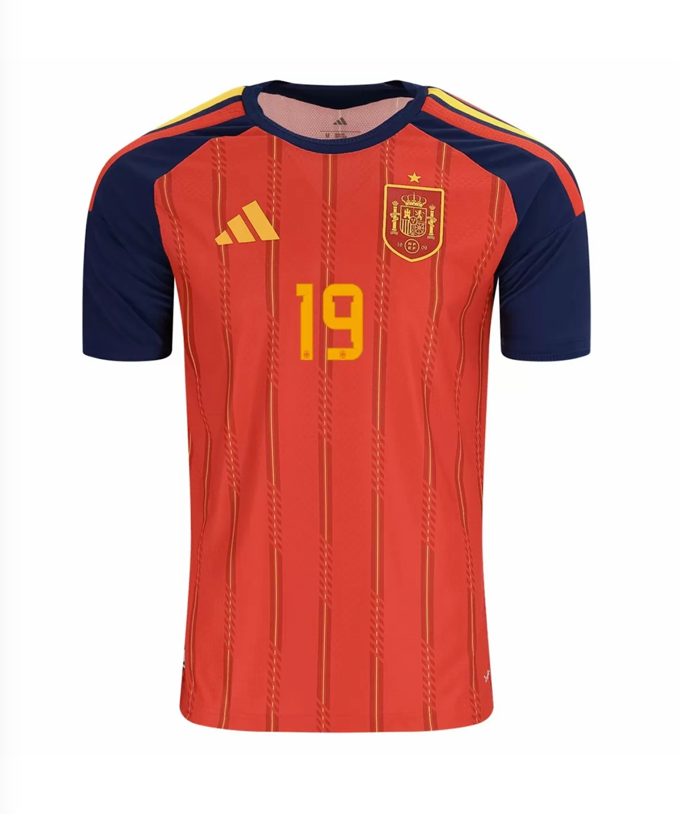 LAMINE YAMAL #19 Spain Authentic Football Jersey Home Shirt World Cup 2026 - sinoshirt
