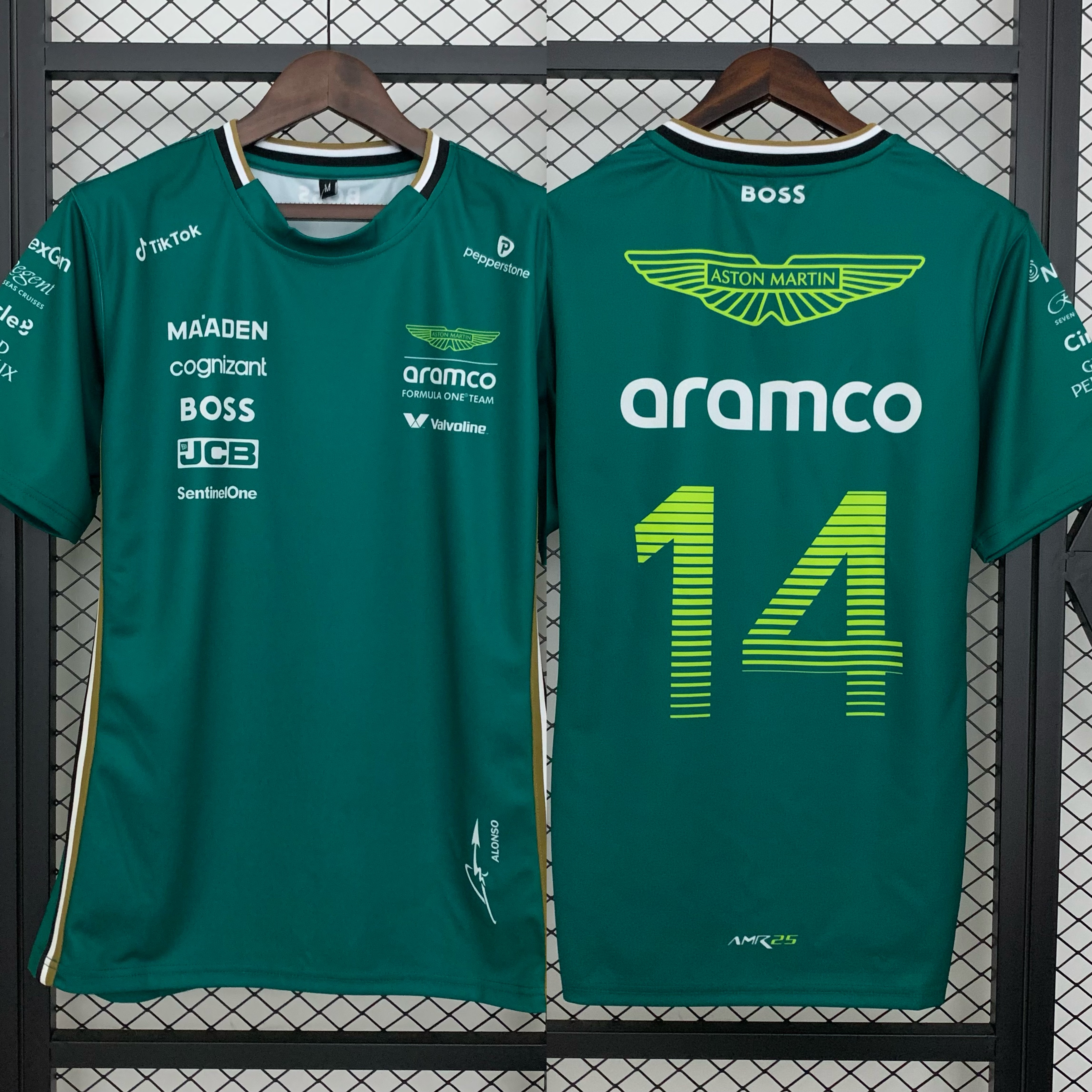 Aston Martin Aramco Cognizant F1 Racing Team T-Shirt 2025 - sinoshirt