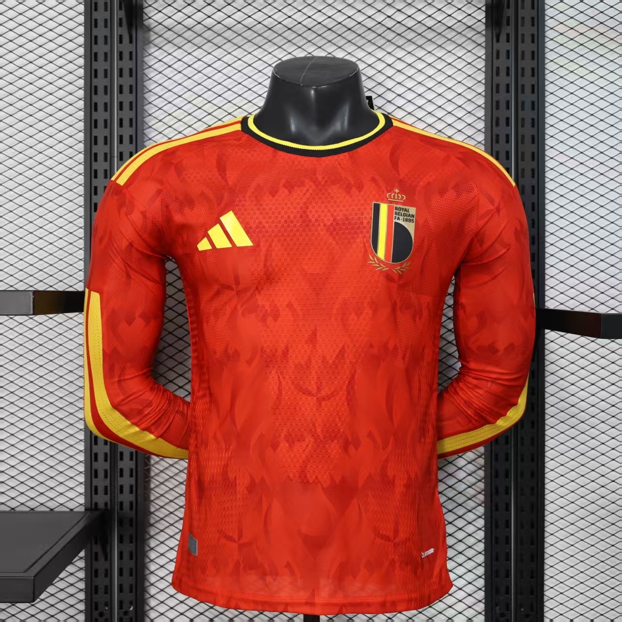 Belgium Authentic Football Jersey Home Long Sleeve Shirt World Cup 2026 - sinoshirt