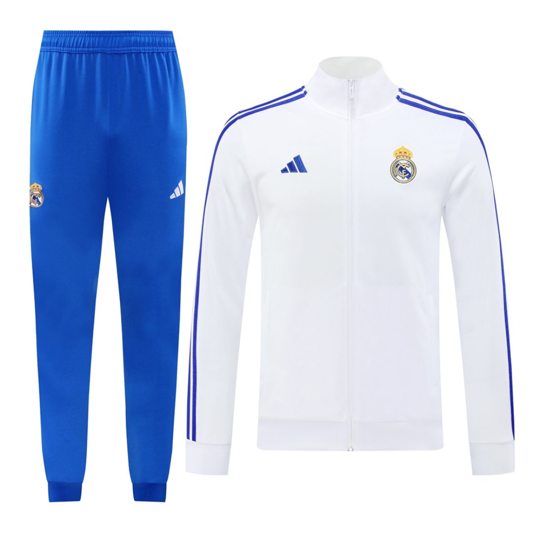 Real Madrid Training Kit (Jacket+Pants) White 2024/25 - sinoshirt