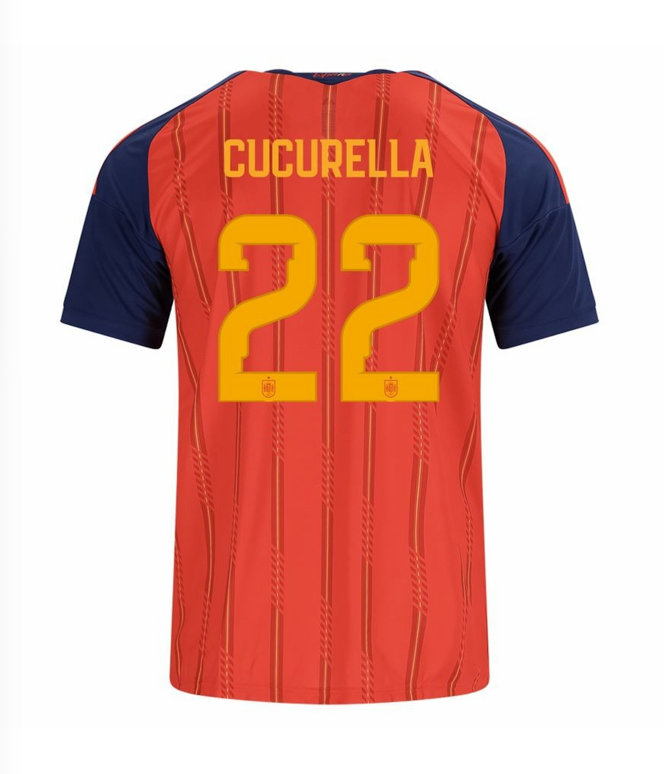 CUCURELLA #22 Spain Football Jersey Home Custom Shirt World Cup 2026 - sinoshirt