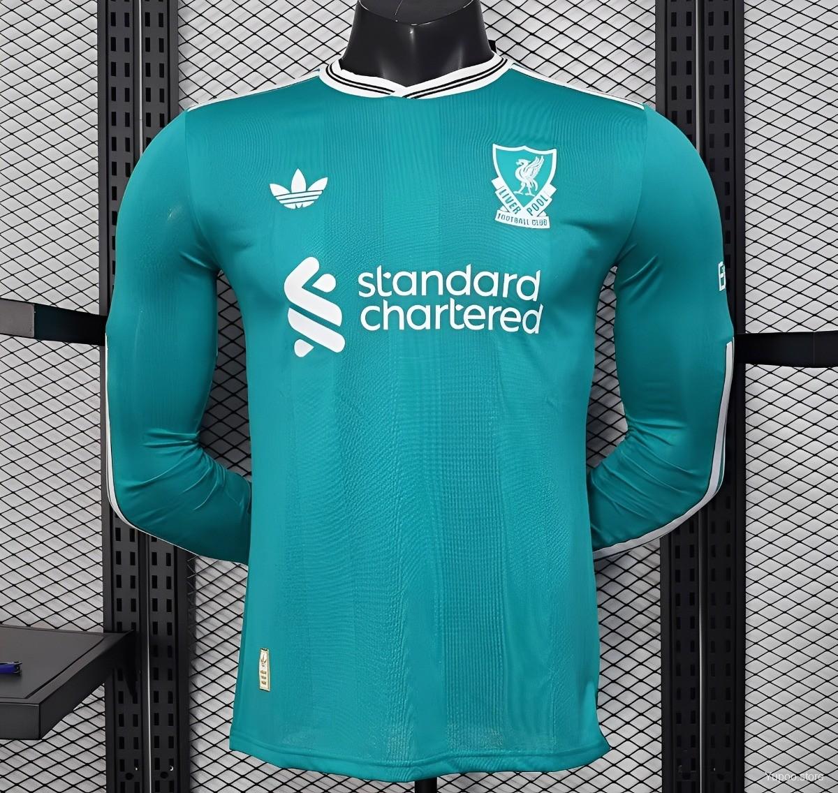 Liverpool Authentic Football Jersey Third Away Long Sleeve Shirt 2025/26 - sinoshirt