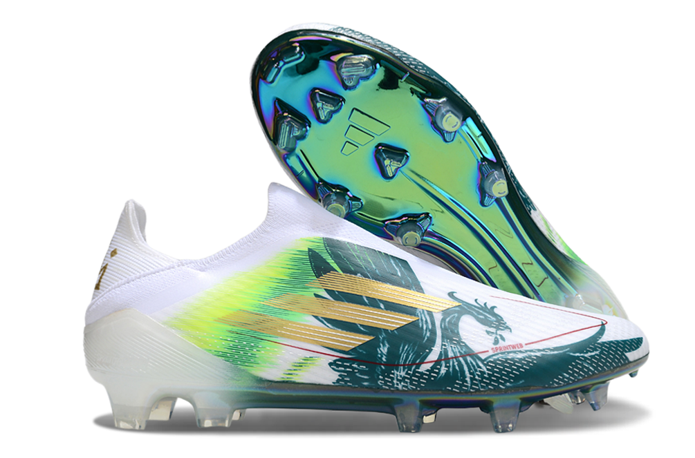 A F50 Low-top Waterproof Football Shoes Without Shoelaces - sinoshirt