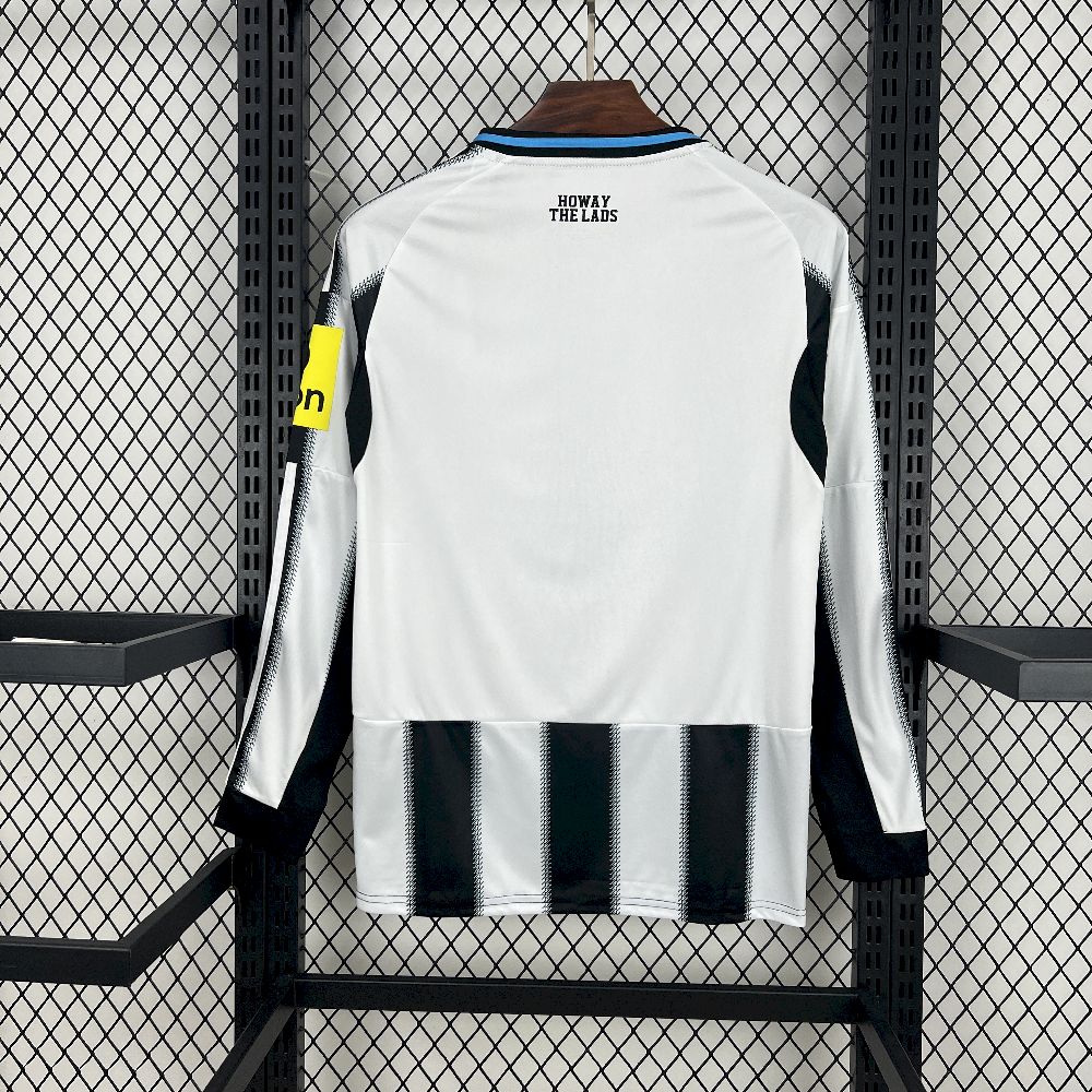 Newcastle United Football Jersey Home Custom Long Sleeve Shirt 2025/26 - sinoshirt