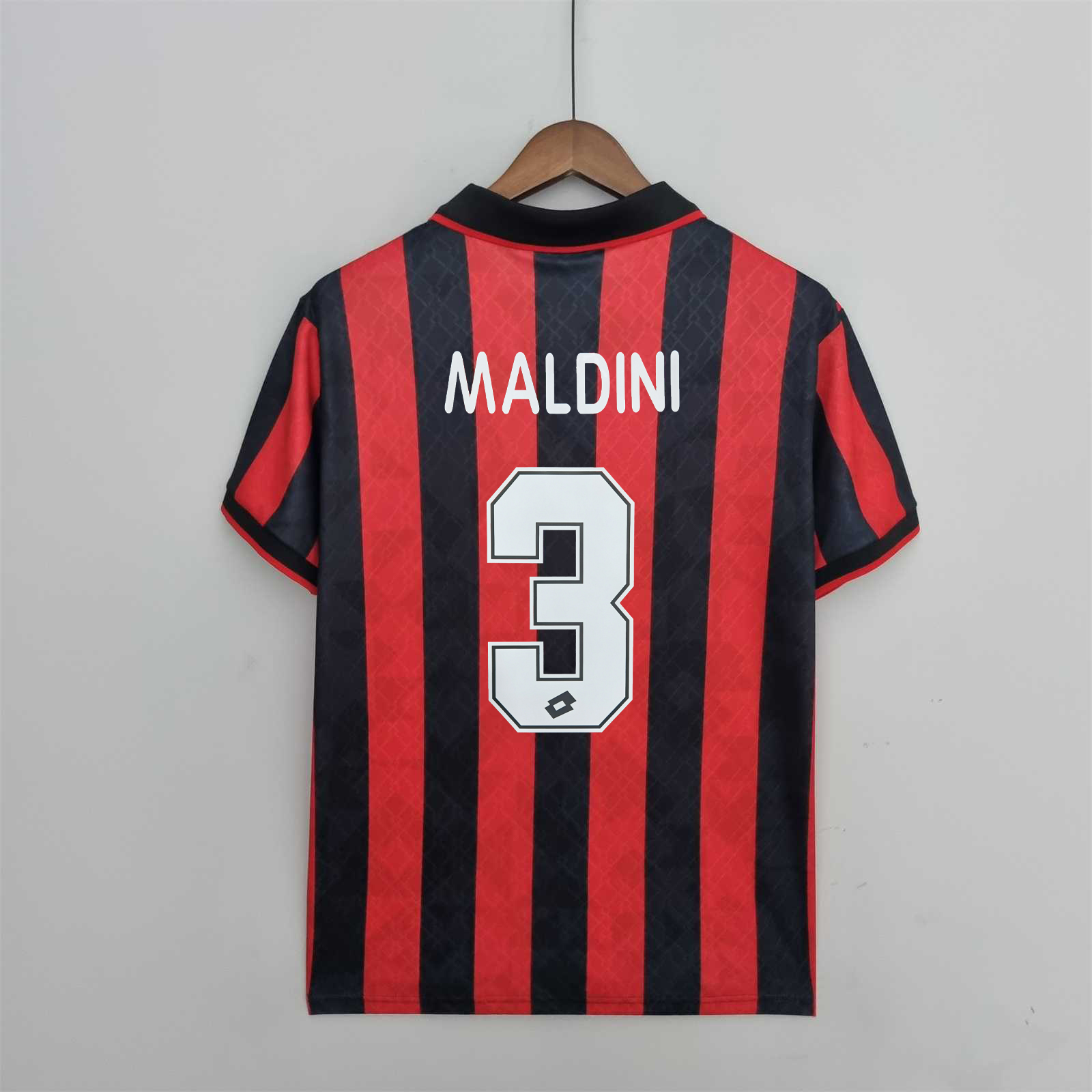 Maldini #3 AC Milan Retro Soccer Jersey Home Shirt 1995/96 - sinoshirt