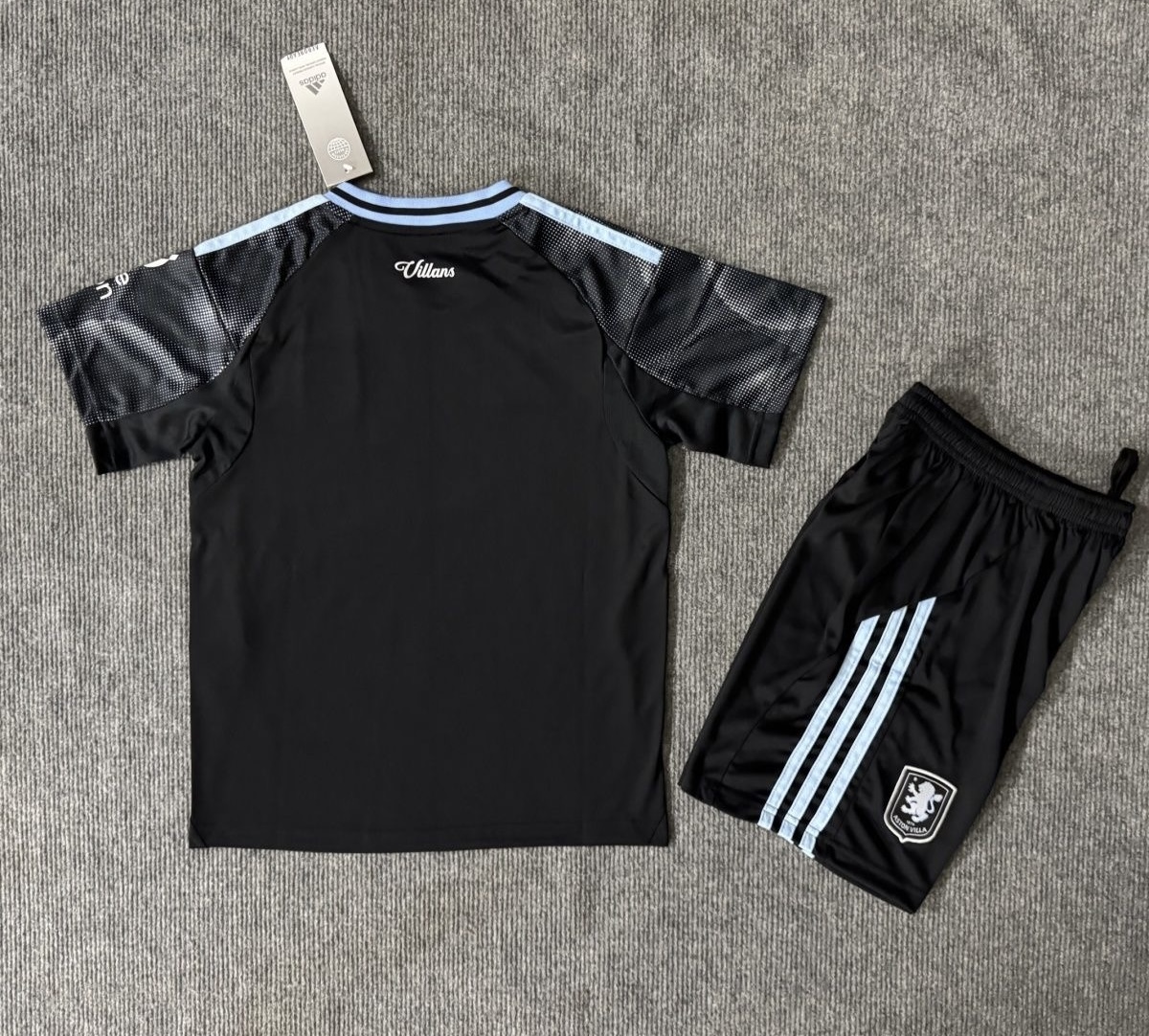 Aston Villa Football Jersey Away Kids Kit Jersey+Shorts 2025/26 - sinoshirt