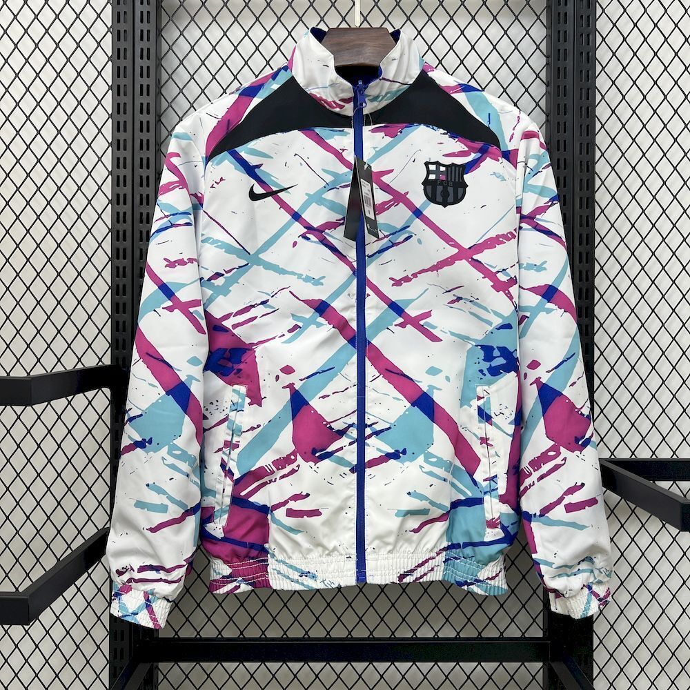 Barcelona Reversible Double-Sides Windbreaker Jacket 2025/26 - sinoshirt