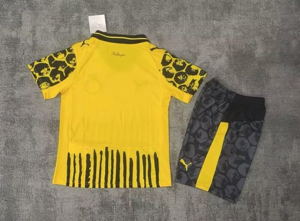 Borussia Dortmund Club World Cup Home Kids Kit Jersey+Shorts 2025/26 - sinoshirt