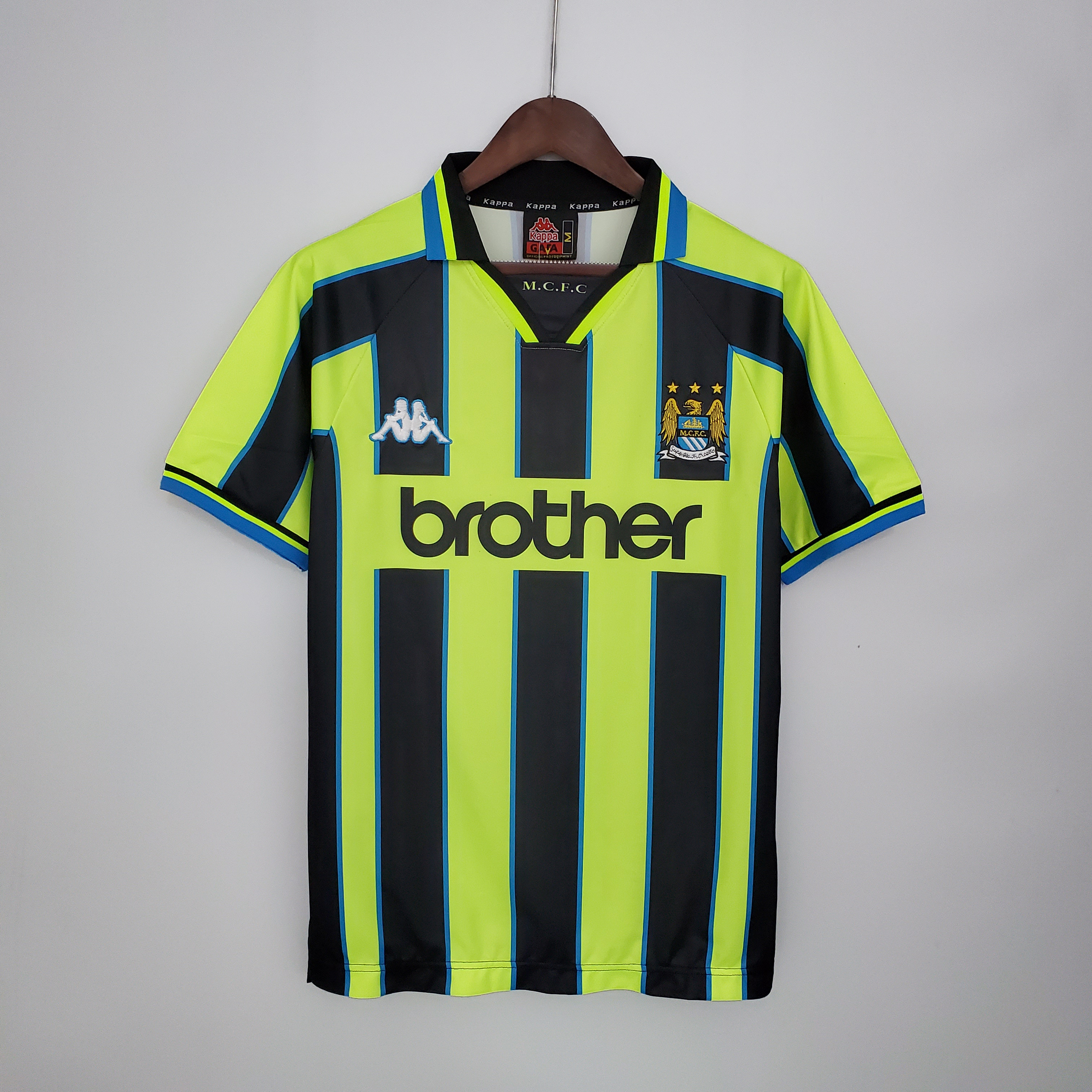 Manchester City Retro Away Football Jersey Shirt 1998/99 - sinoshirt