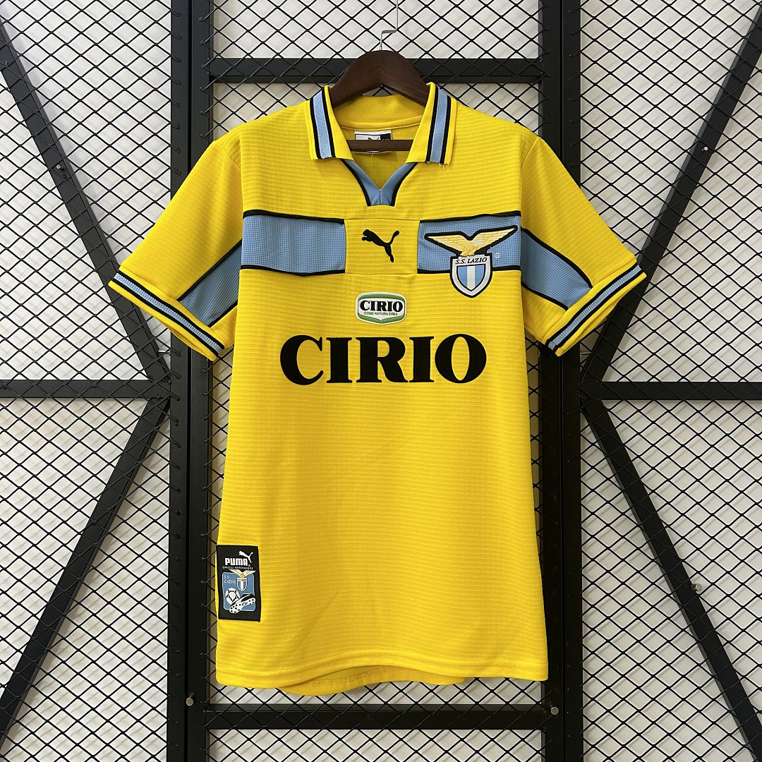 Lazio Retro Soccer Jersey Away Custom Shirt 1998-00 - sinoshirt