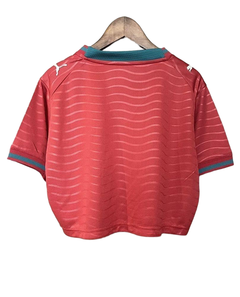 Portugal Soccer Jersey Women's Home Crop Top Shirt World Cup 2026 - sinoshirt