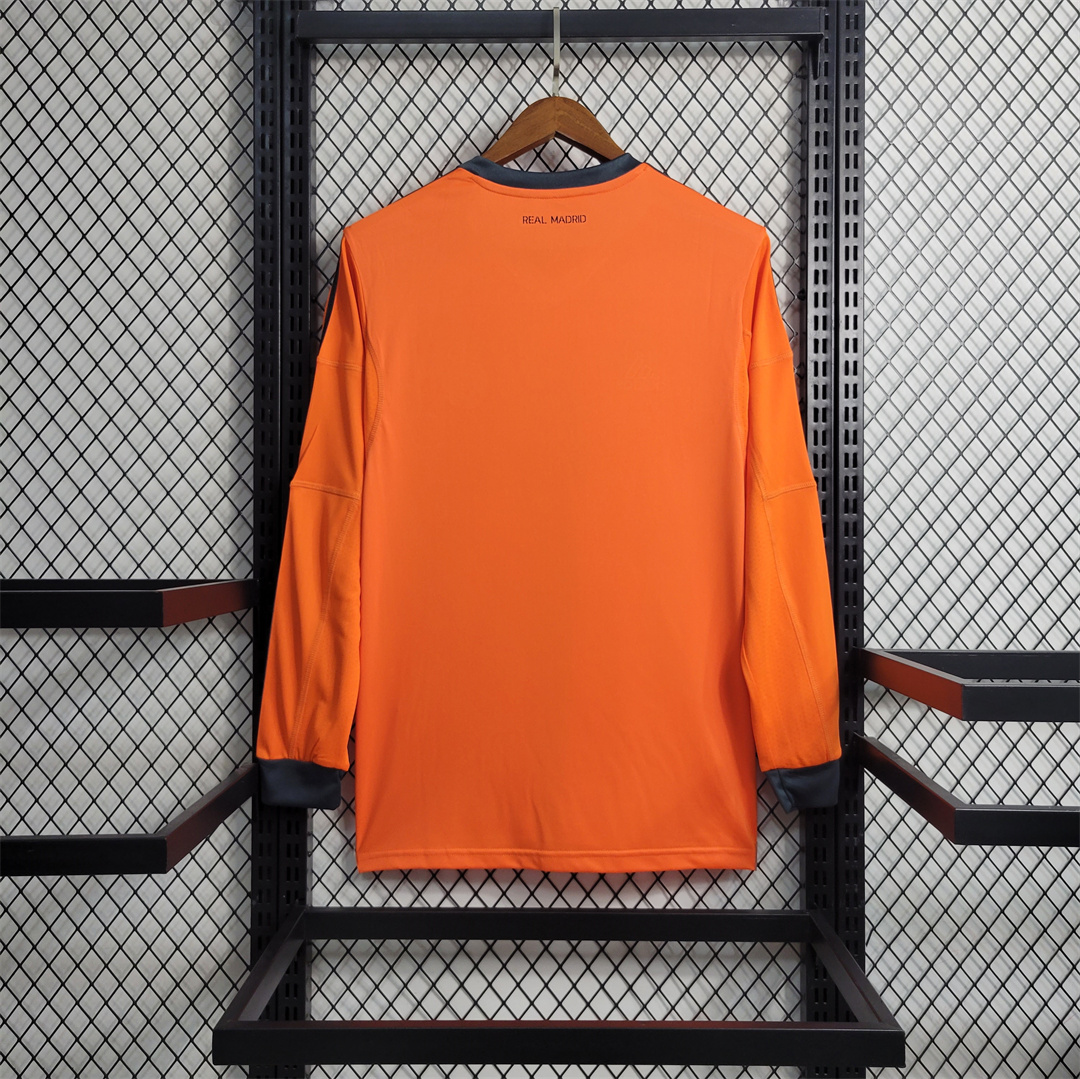 Real Madrid Retro Jersey Third Away Long Sleeve Custom Soccer Shirt 2013/14 - sinoshirt