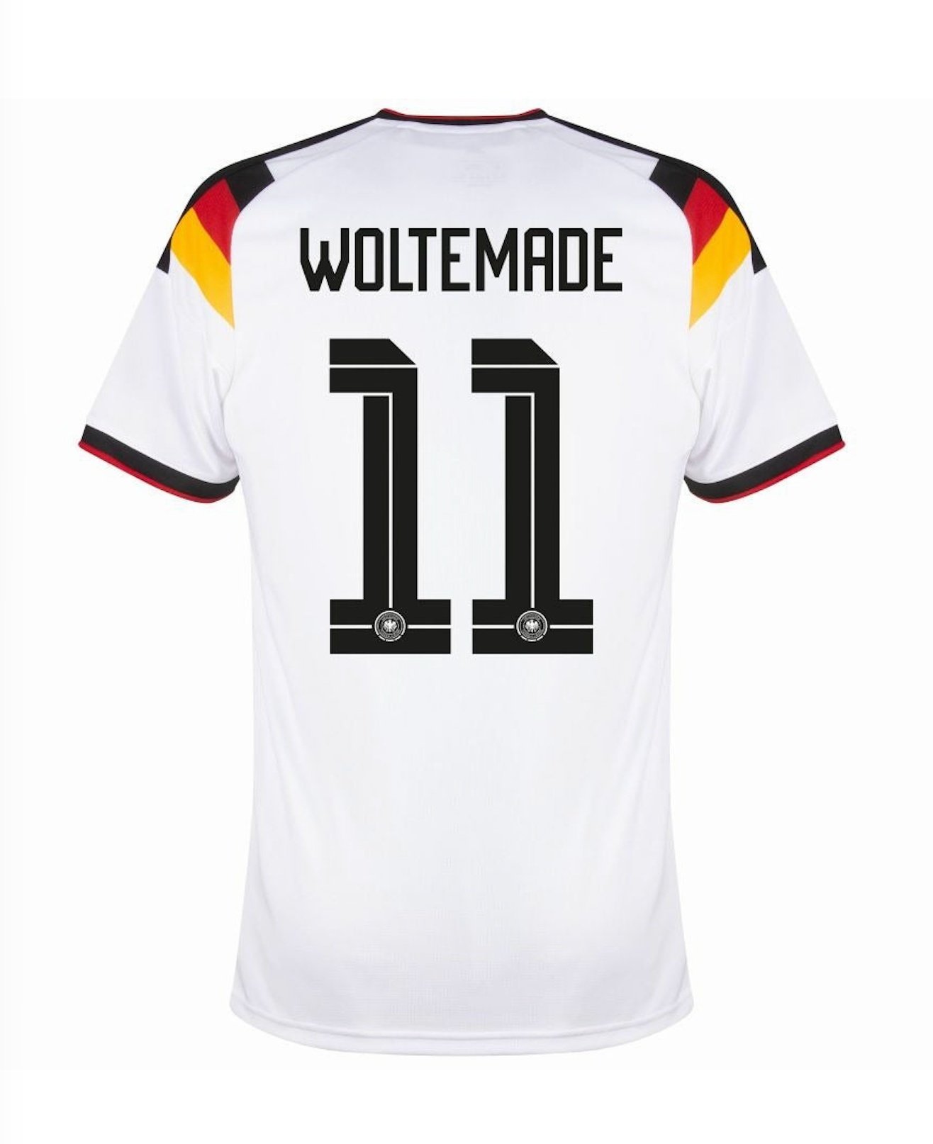WOLTEMADE #11 Germany Football Jersey Home Custom Shirt World Cup 2026 - sinoshirt