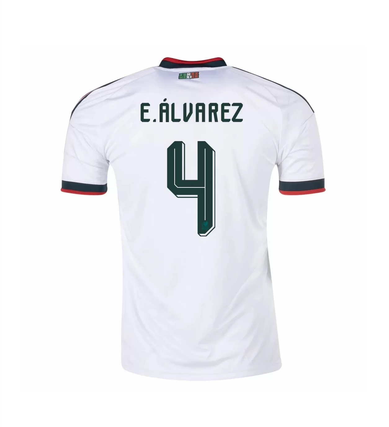 E.��LVAREZ #4 Mexico Soccer Jersey Away Custom Shirt World Cup 2026 - sinoshirt