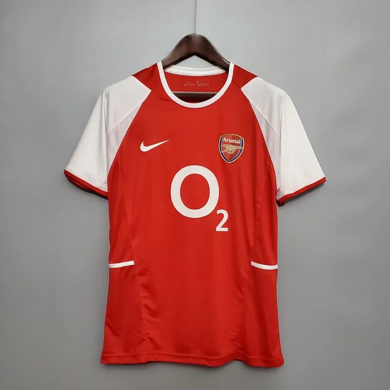 Arsenal Soccer Retro Jersey Home Custom Shirt 2002-04 - sinoshirt