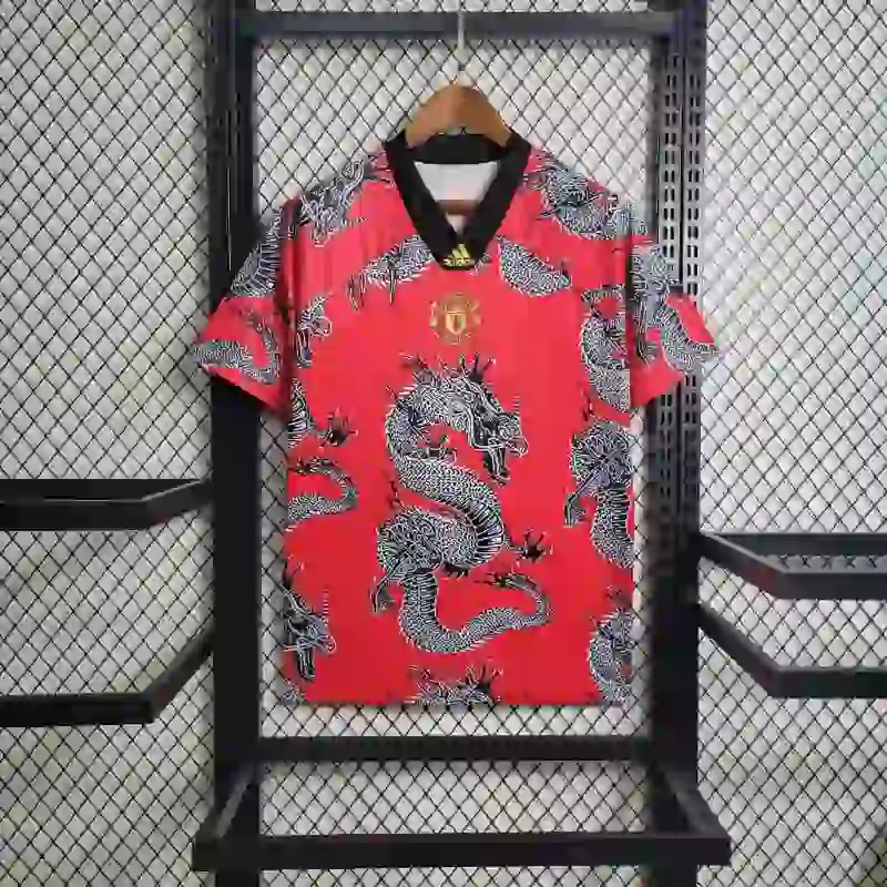 Manchester United Retro Spring Festival China Dragon Special Edition Football Jersey Shirt 2019/20 - sinoshirt
