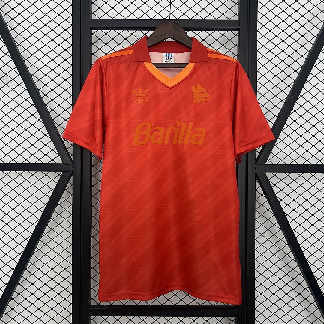 Roma Retro Soccer Jersey Fourth Away Custom Shirt 1992/94 - sinoshirt