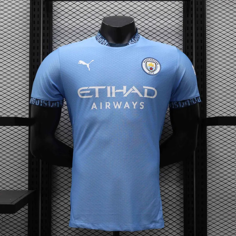 Manchester City Authentic Home Football Jersey Shirt 2024/25 - sinoshirt