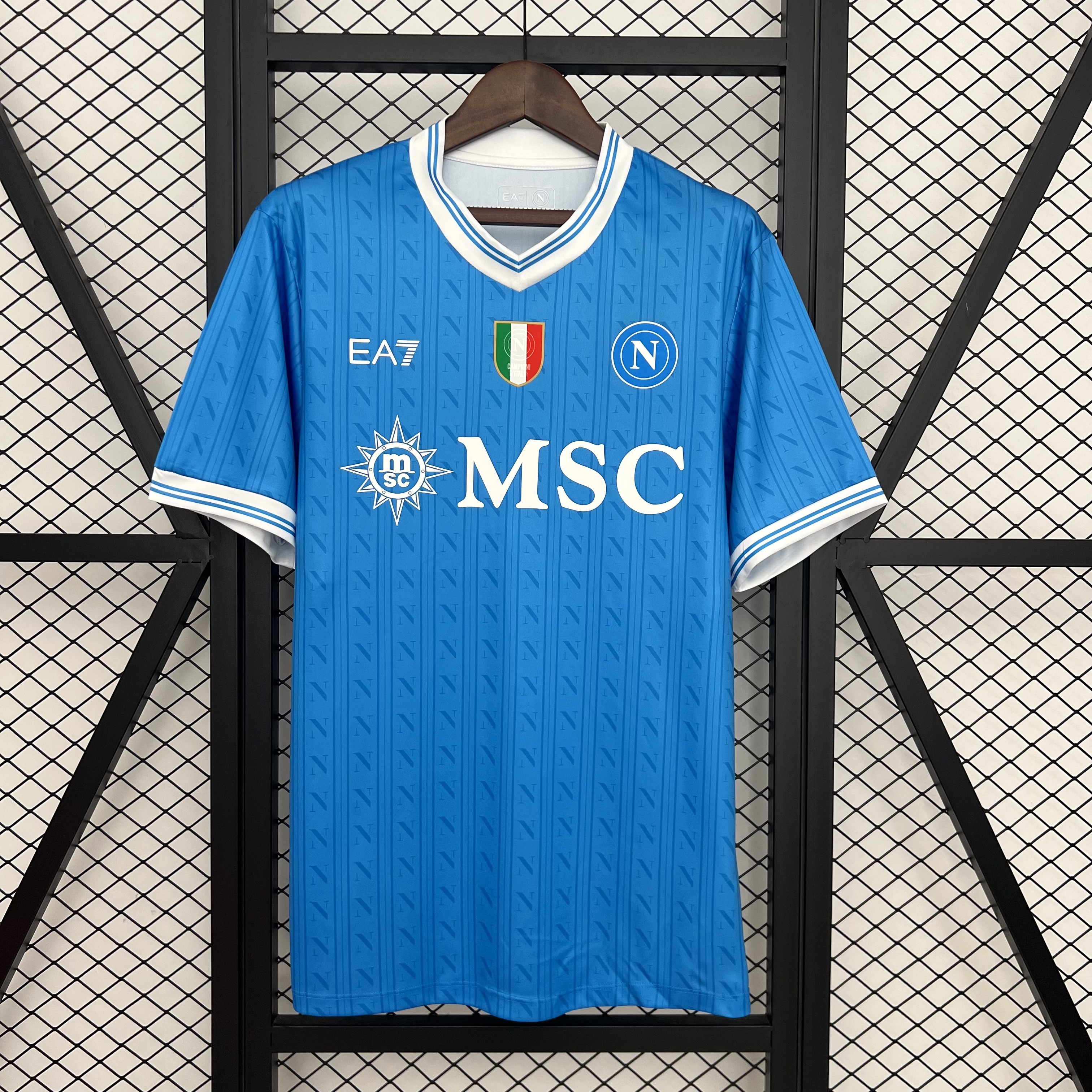 Napoli Soccer Jersey Home Custom Shirt 2025-26 - sinoshirt